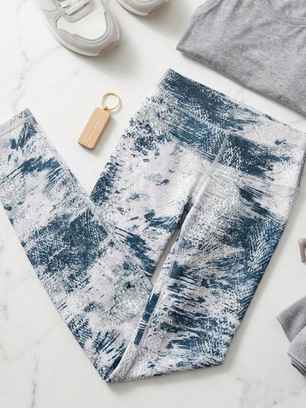 Fabletics Powerhold Salar Leggings | Fossil Snake Print | Small - Picture 1 of 5